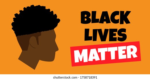 Black Lives Matter protest banner 