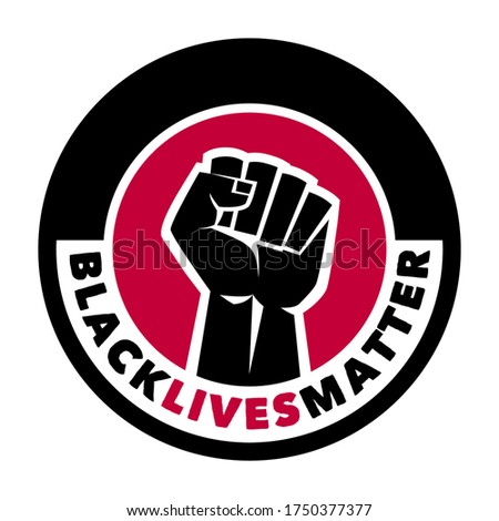 Black Lives Matter protest banner