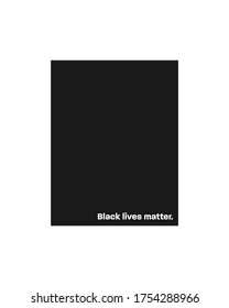 Las vidas negras importan. Afiche de protesta sobre racismo en la nación. Movimiento internacional por los derechos humanos - las vidas negras importan.