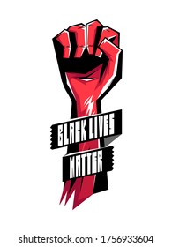 Black lives matter protest poster