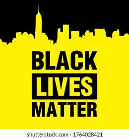Black Lives Matter protest series VECTOR EPS