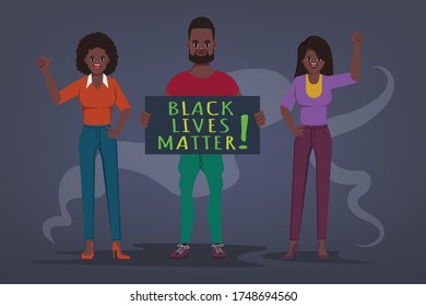 Black Lives Matter protest. Stop killing black people.
