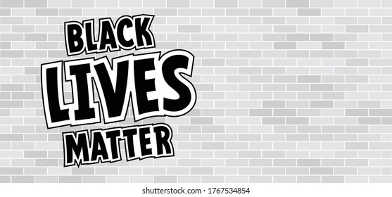 Black lives matter protest in USA to stop violence to black people Fight for human right of Black Free people in U.S. America Flat vector rasism sign. Police, activist Freedom live. Protest symbol.