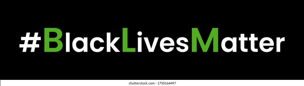 Black lives matter quote, phrase or slogan. Black people social movement quote. Social media hashtag - fight, protest for people rights. No racism quote. Vector illustration.