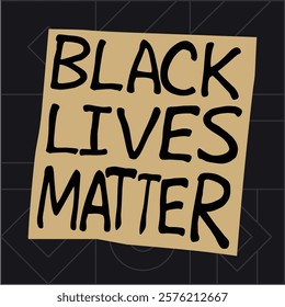 Black Lives Matter Sign, Black Lives Matter Poster 3