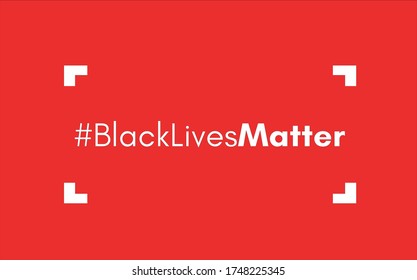 Black Lives Matter stamp message in vector illustration.
