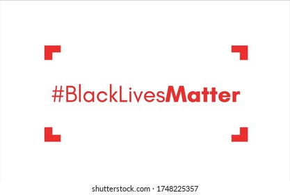 Black Lives Matter stamp message in vector illustration.