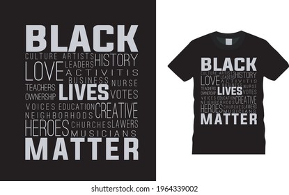 Black Lives Matter t shirt design, vector, apparel, eps 10, template, vintage, typography t shirt