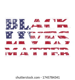 Black Lives Matter text vector vintage. stop racism. I can't breathe. stop shooting. don't shoot. black lives matter. lives matter. police violence. stop violence. poster. stop violence. protest