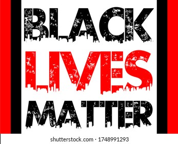 Black Lives Matter text vector vintage. stop racism. I can't breathe. stop shooting. don't shoot. black lives matter. lives matter. police violence. stop violence. poster. stop violence. protest