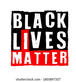 Black Lives Matter text vector vintage. stop racism. I can't breathe. stop shooting. don't shoot. black lives matter. lives matter. police violence. stop violence. stop violence. protest.no justice 