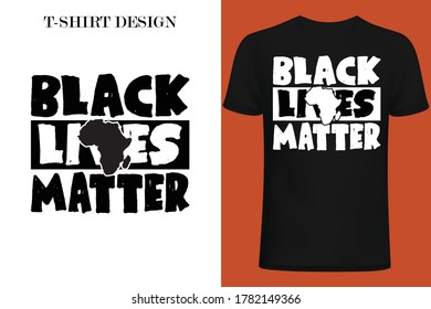 black lives matter t-shirt design.