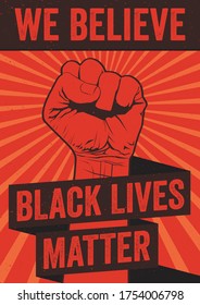 Black lives matter typographic posters. Vector graphics can be used for t-shirt print or poster. We said black lives matter, we never said only black lives matter, we know all lives matter quote.