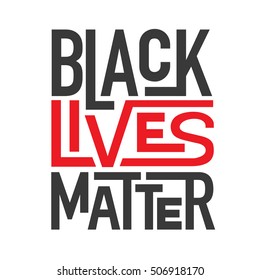 Black Lives Matter Typography
