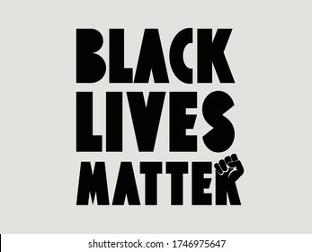 Las vidas negras importan. Diseño de afiches único