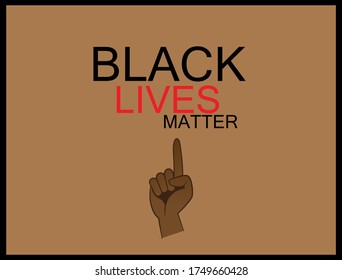black lives matter .  VECTOR Banner