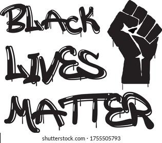 Black Lives Matter Vector High Resolution  