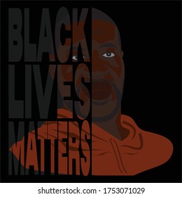 Black lives matter Vector illustration