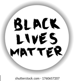 Black Lives Matter. Vector Illustration with grunge text and paint stain on american flag background. Protest against racism and social inequality concept. For social media  web  banner.
