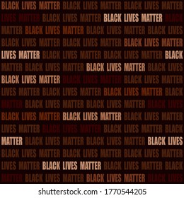 Black Lives Matter. vector pattern