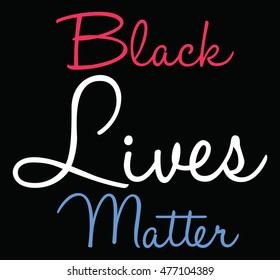 Black Lives Matter Word Cloud on a black background.  