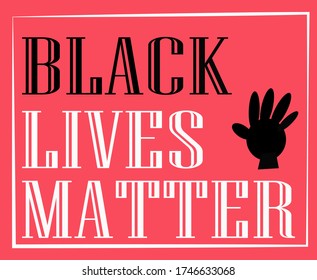 black lives slogan vector design. no racism.