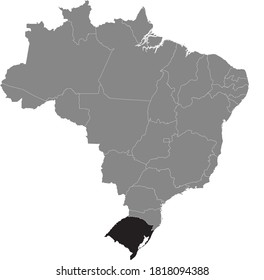 Mapa Brasil Rio Grande Do Sul Imagenes Fotos De Stock Y Vectores Shutterstock