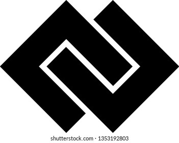 Black Lock Icon. Square Logo Vector Set. 