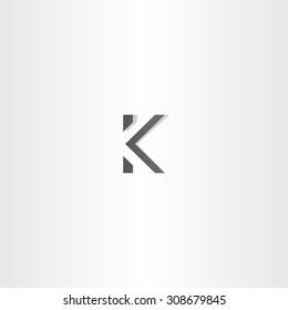 black logo letter k sign logotype symbol