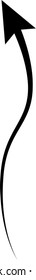 Black long arrow