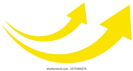 Black Long arrow icon. Outline long arrow vector. flat style Arrow symbol on a white background. vector illustration. wavy curved Long, long line arrow vector. Design eps 10. 