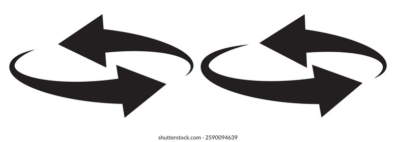 Black long arrow icon vector . black carved arrow . long arrow isolated in white background. design eps