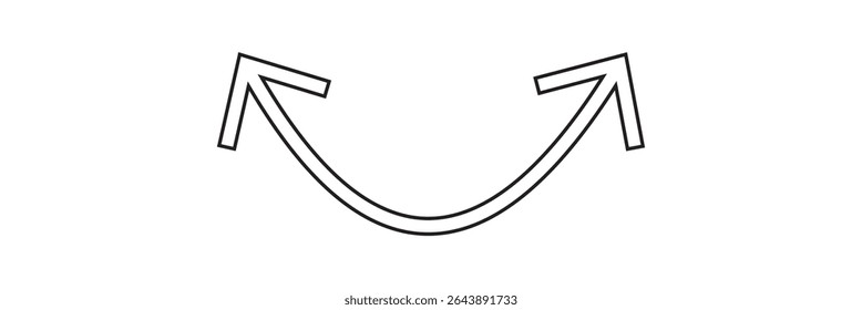 Seta longa preta apontando para a direita. Ícone de seta longa e reta, linha fina direita, cursor preto, elemento horizontal, ponteiro grosso ícone de seta longa e vetor isolado no fundo branco.