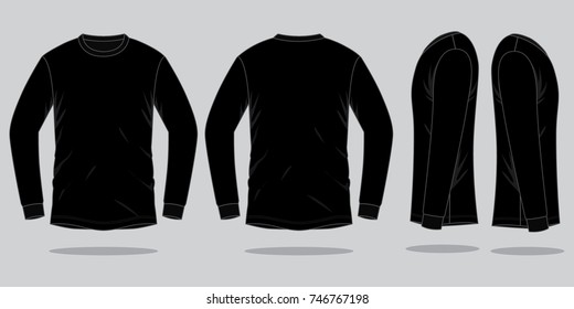 Long Sleeve Shirt Royalty Free Stock SVG Vector and Clip Art