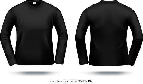 Long Sleeve Shirt Template Images, Stock Photos & Vectors | Shutterstock
