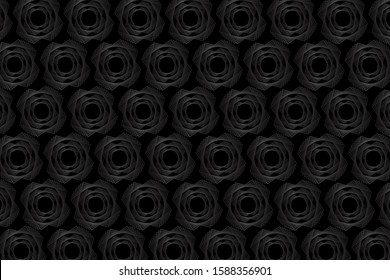 Black luxury abstract background texture, illustration vector.