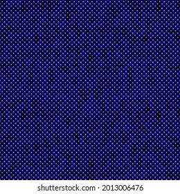 Black luxury background with blue beads. Seamless vector illustration.
