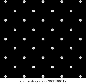 Black luxury background with pearls. Vector illustration. 