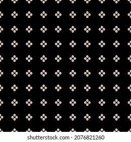 Black luxury background with pearls. Vector illustration. 