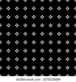 Black luxury background with pearls. Vector illustration. 