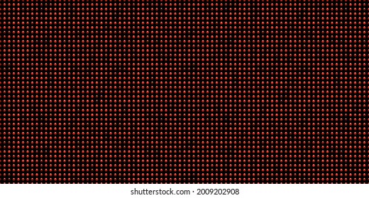 Black luxury background with red  beads. Seamless vector illustration.