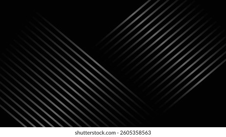 Black luxury background vector design. Premium black background. Metallic and black background. Suit for banner, backdrop, business card, presentation template, invitation card, voucher, etc.