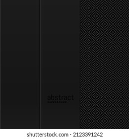 Black luxury background. Vector illustration.