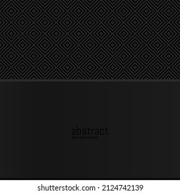 Black luxury background. Vector illustration.