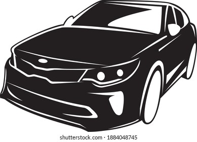 black machine with white outlines. Optime