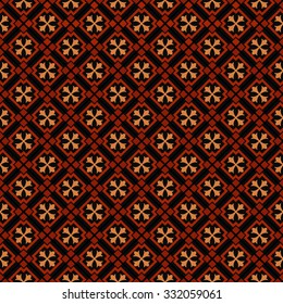 Black and magenta seamless vector. with classic pattern.