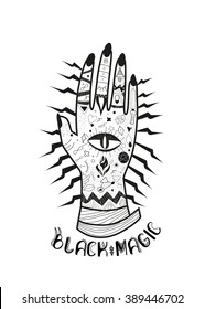 Black magic hand