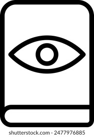 black magic line icon illustration vector