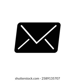 Black Mail or Email icon