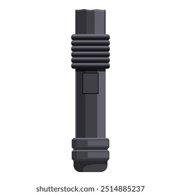 Black mailbox standing on street delivering mail to your home address